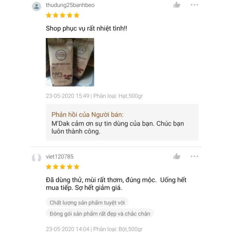 500gr Cà Phê Nguyên Chất Thượng Hạng Đắk Nông | BigBuy360 - bigbuy360.vn