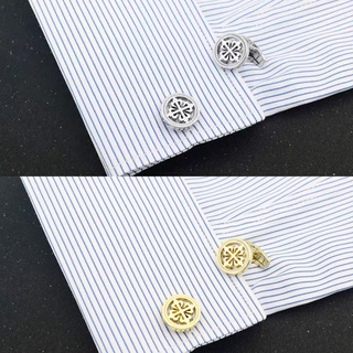 Khuy măng sét Patek Philippe 03 (có logo chữ PP)