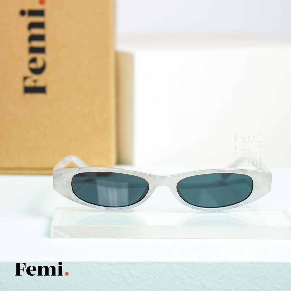Kính mát nữ Femi Gigi mắt nhỏ Trendy kính râm nữ Hot Trend