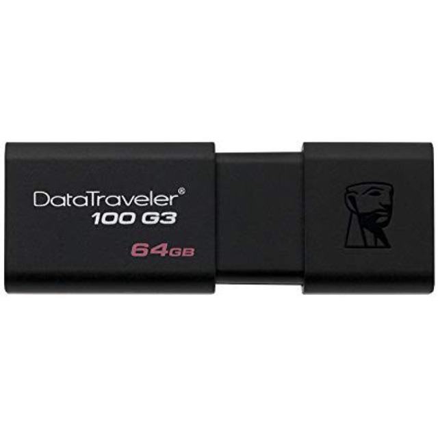 [Mã ELFLASH5 giảm 20K đơn 50K] USB 3.0 64GB Kingston DataTraveler DT100G3 - Bảo hành 12 tháng