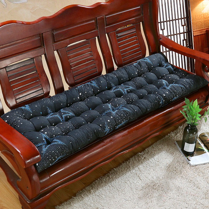 Đệm sofa gỗ chắc chắn bốn mùa dải dài phổ quát kiểu dáng cũ ghế gụ ba