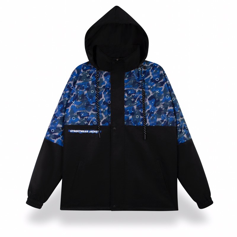 [Mã SKAMLTSM9 giảm 10% đơn 99K] Áo Khoác Dù Thời Trang Cá Tính BLUE CAMO JACKET {Phiên Bản Giới Hạn}