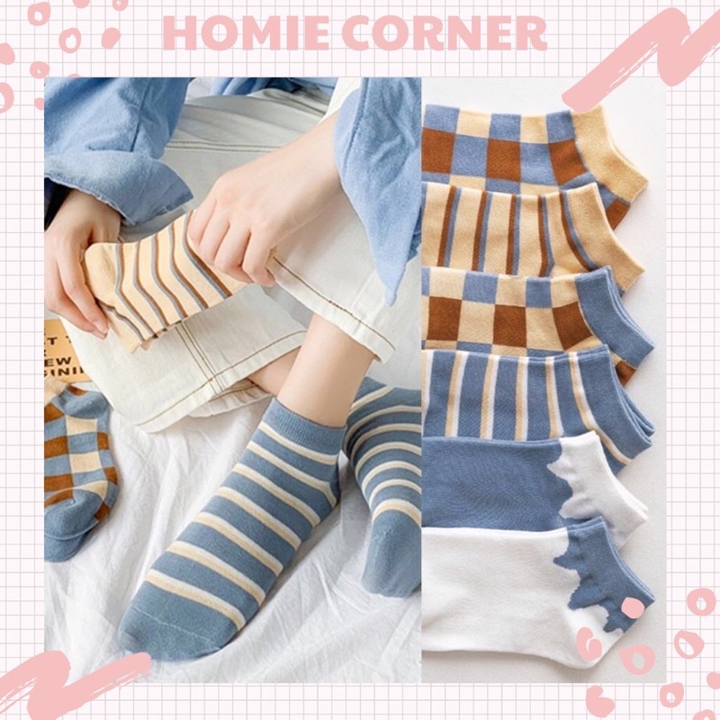 [TonaShoe] Vớ Cổ Ngắn Unisex Cotton Co Giãn Hút Mồ Hôi, Khử Mùi Êm Chân Phù Hợp Cho Mọi Loại Giày