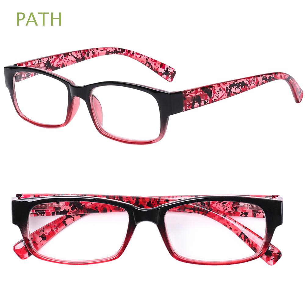 Kính mắt dùng đọc sách độ cận +1.00~+4.0 thiết kế họa tiết hoa độc đáo