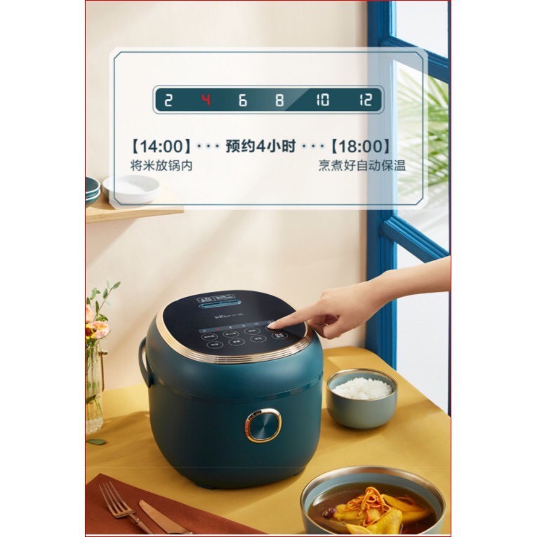 NỒI CƠM ĐA NĂNG 3L BEAR NẤU CƠM,NẤU CHÁO HẦM CANH HẸN GIỜ | BigBuy360 - bigbuy360.vn
