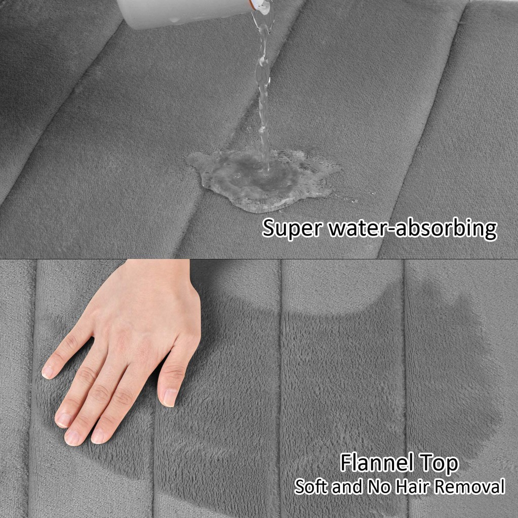 Thảm Lót Nhà Tắm Mềm Mại Siêu Thấm Hút Chống Trượt Dễ Giặt Máy Tiện Dụng