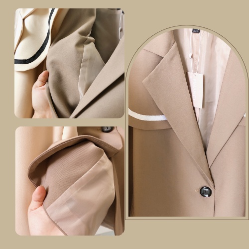 Áo blazer nữ 2 lớp cổ thủy thủ có mút độn vai phong cách Hàn Quốc hottrend hàng cao cấp  A23