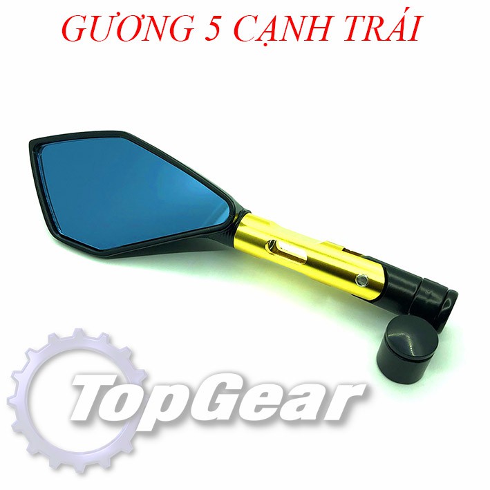 Gương 5 Cạnh Xe Máy - kèm ron xoay 360 <DPOL2>