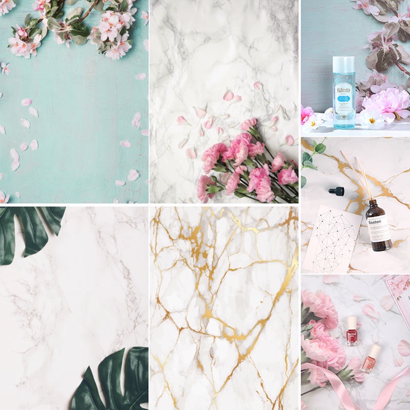 Phông nền chụp ảnh sản phẩm in vân đá 3D 57x87 cm 2 mặt-2M022