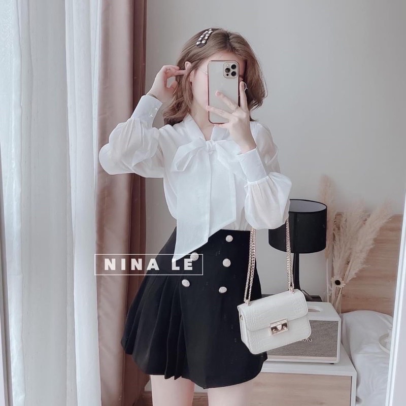 Sơ mi bèo tay không nhăn cao cấp