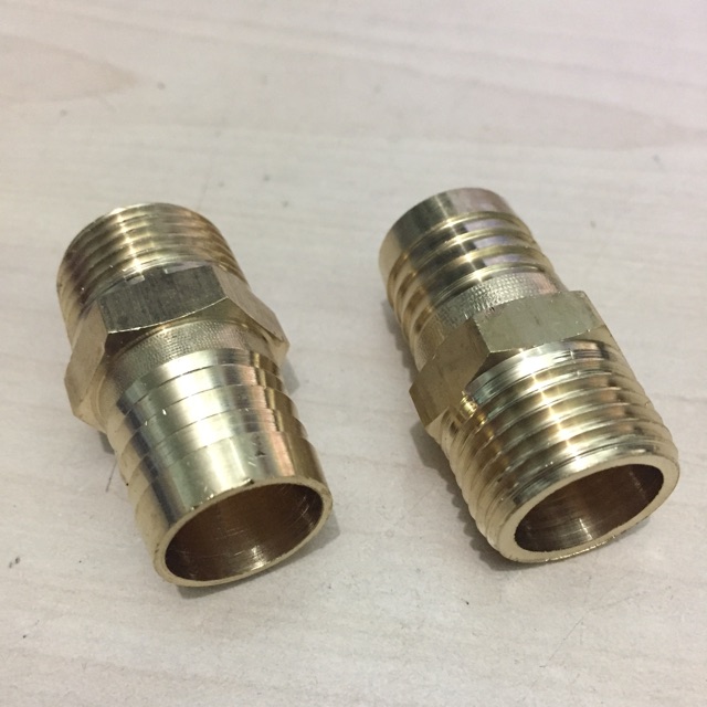 Béc đồng thau nối ren ngoài 9.6,13,17,21,27 đuôi 6,8,10,12,14,16,18,20mm