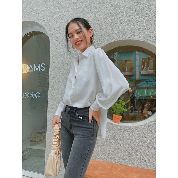 Áo sơ mi nữ tay dài tay bồng thiết kế Ariel Shirt Reverclothings