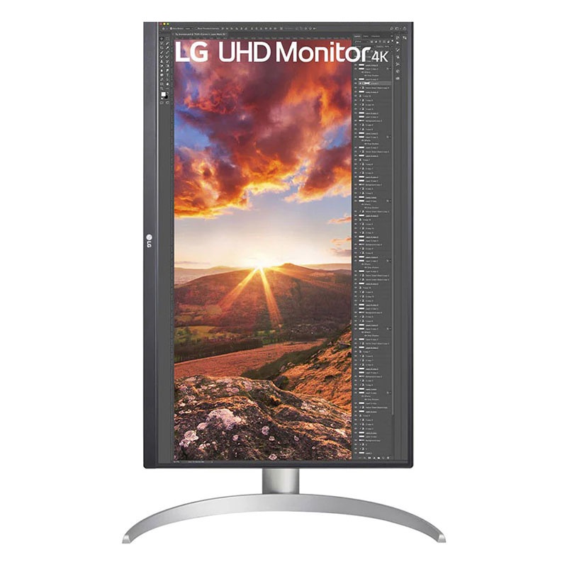 Màn Hình Máy Tính LG UHD 4K 27'' IPS VESA DisplayHDR™ 400 USB Type-C™ Chân đế linh hoạt 27UP850-W