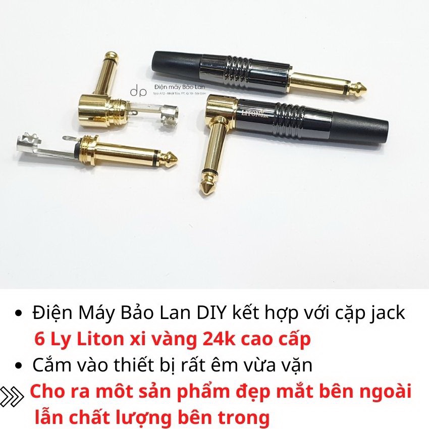 Dây Hai Đầu 6.5, Bạc Xinken Cao Cấp, Bảo Hành 6 Tháng 1 Đổi 1