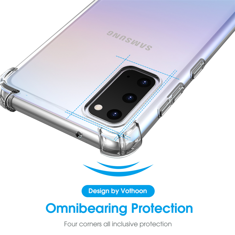 Ốp TPU silicone trong suốt chống sốc cho Samsung Galaxy Note 20 10 10 Lite 9 8 S21 S20 Ultra S20 fe S10 S9 S8 Plus 5G