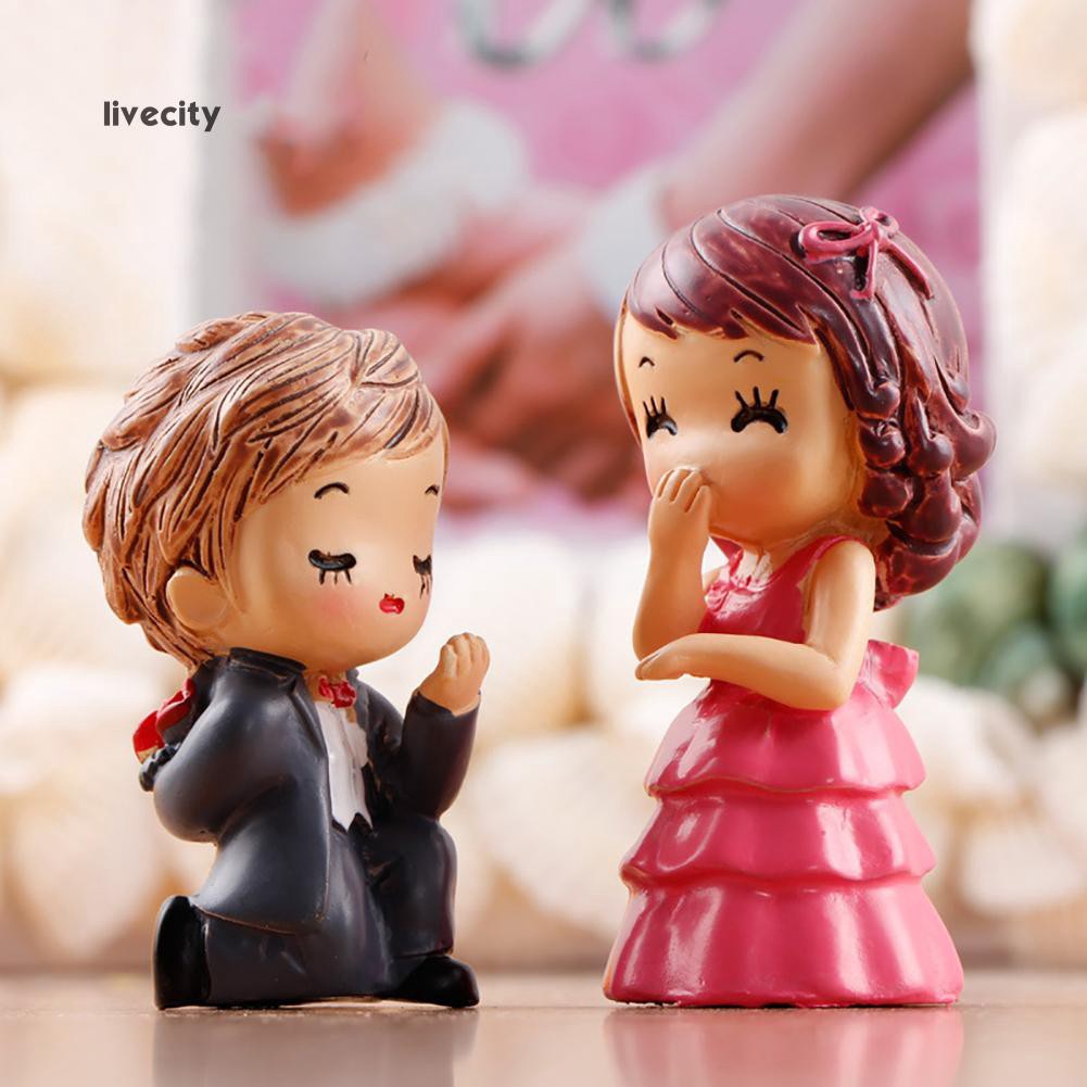 2 tượng mô hình tình nhân trang trí nội thất