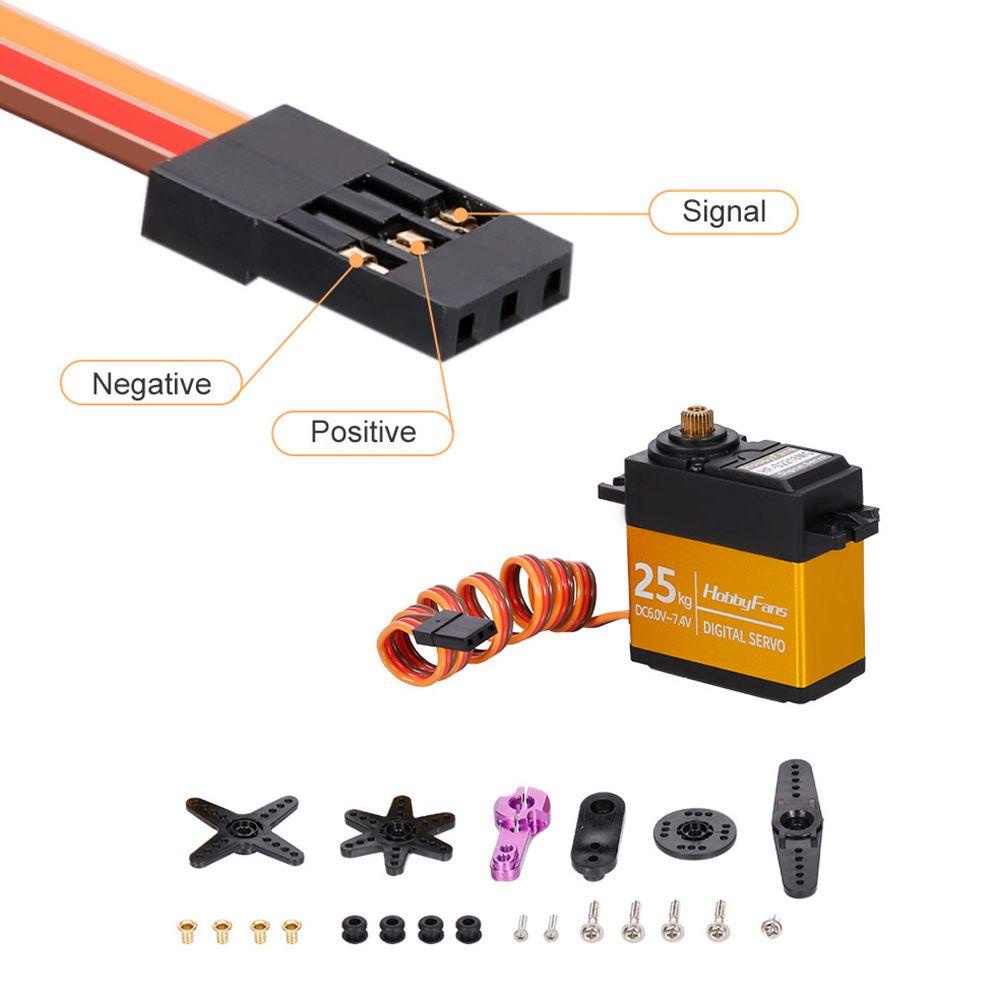 Động Cơ Servo LAYOR1 25kg Tốc Độ Cao Chống Thấm Nước Cho Xe Hơi, Thuyền Điều Khiển Từ Xa