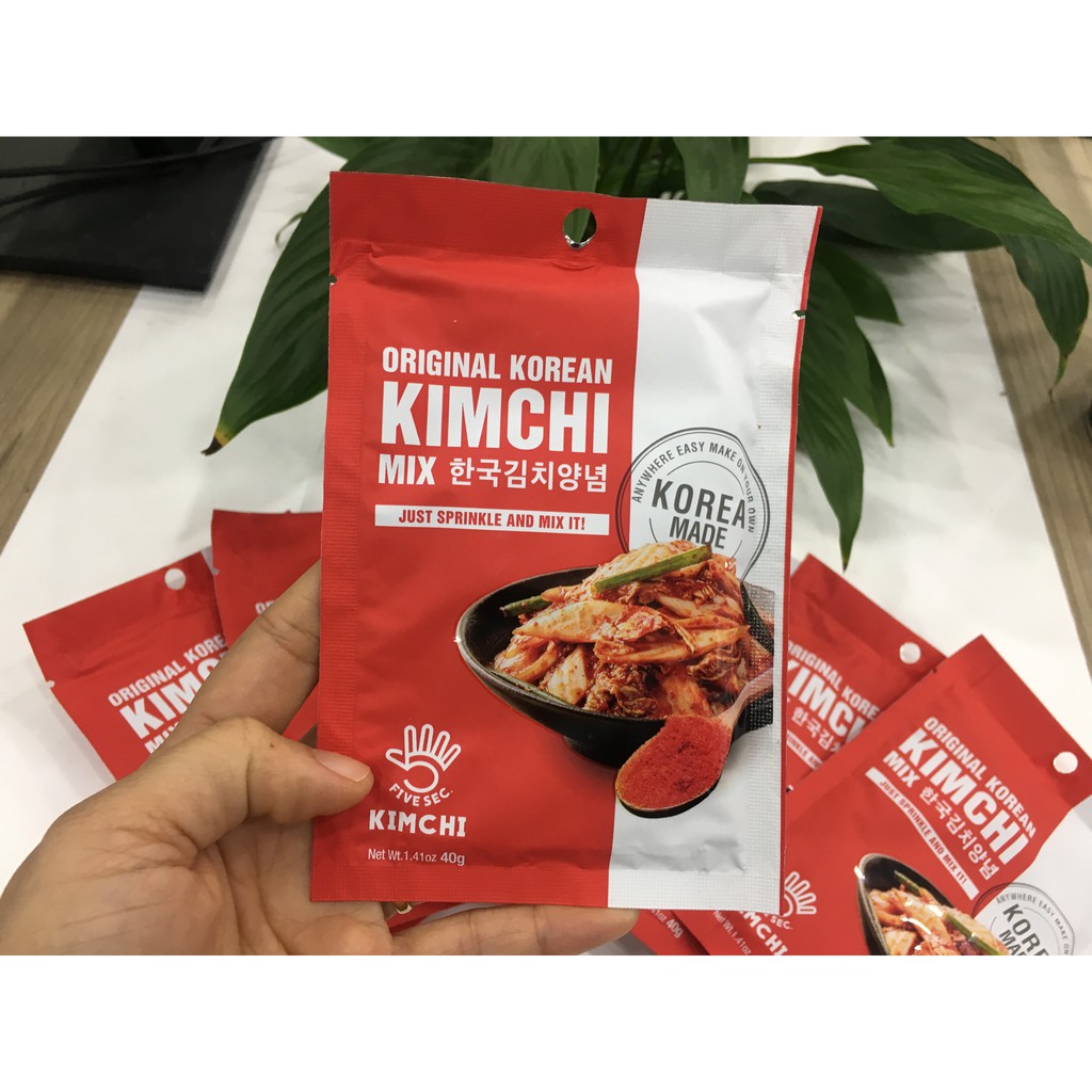 Bột gia vị làm kim chi SIÊU TỐC 5S Chungwoo Food Hàn Quốc gói 40g