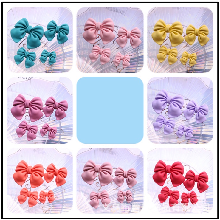 Charm Chiếc Nơ Trang Trí Slime / Ốp Điện Thoại / Mô Hình / Gắn Dép Crocs DIY