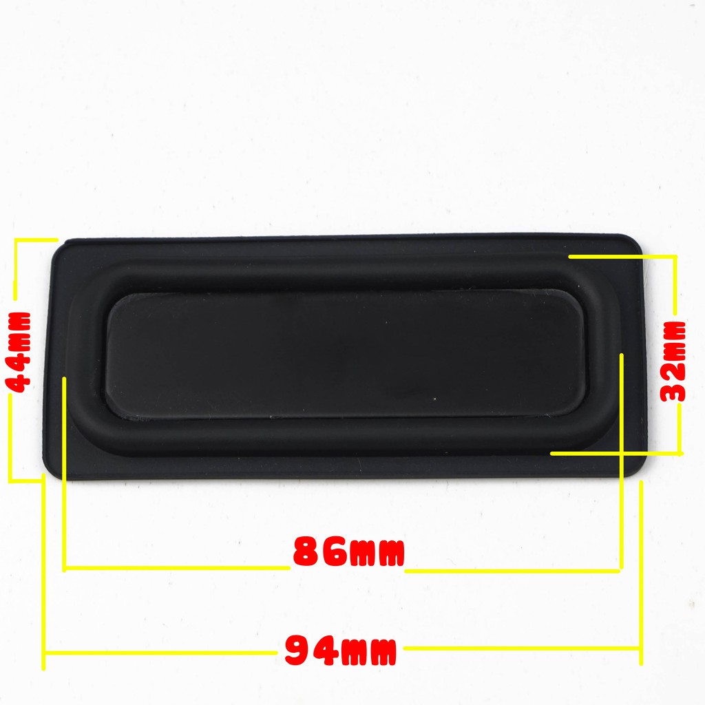 Màn cộng hưởng chữ nhật 94mm x 44mm vành cao su màn hợp kim