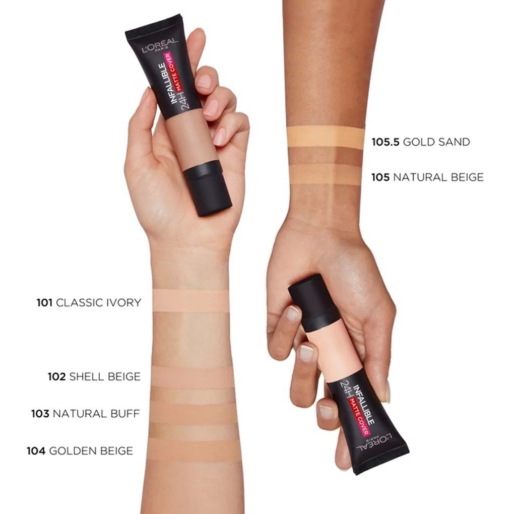 [ CHÍNH HÃNG ] Kem Nền L’OREAL INFALLIBLE PRO-MATTE 24HR FOUNDATION 30ml