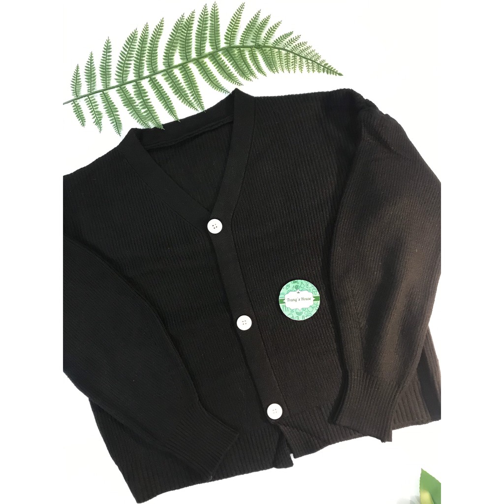Áo cardigan dài tay cổ chữ V có khuy MSP430 | BigBuy360 - bigbuy360.vn