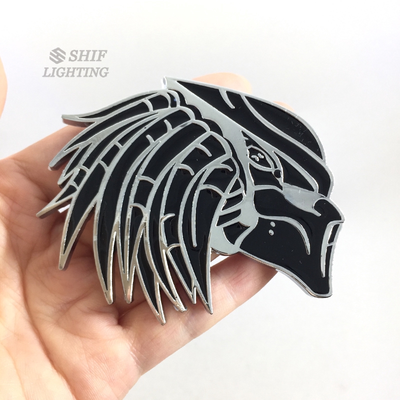 1 bộ sticker dán trang trí xe hơi hình mặt nhân vật Predator và chữ SRT dành cho xe hơi Dodge