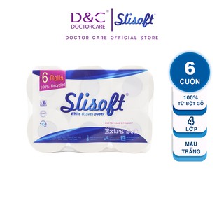 Giấy vệ sinh Slisoft Trắng an toàn cho cả gia đình