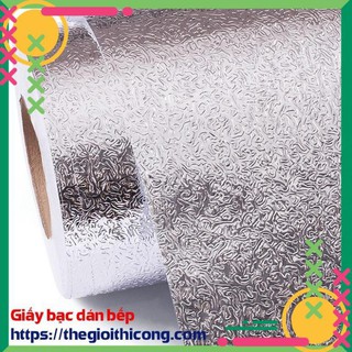 Giấy Bạc Dán Tường, Cuộn Giấy Bạc Dán Bếp Cách Nhiệt, Chống Thấm Dầu Mỡ, Miếng Dán Tiện Ích Cho Căn Bếp Của Bạn