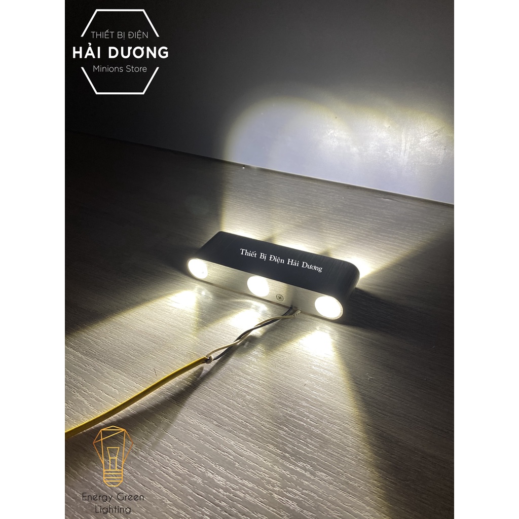Đèn Hắt Tường 2 Đầu Chiếu Sáng DT-168 6w - DT-169 8w Ánh Sáng Trắng/Vàng - Led Siêu Sáng - Bảo hành 1 năm