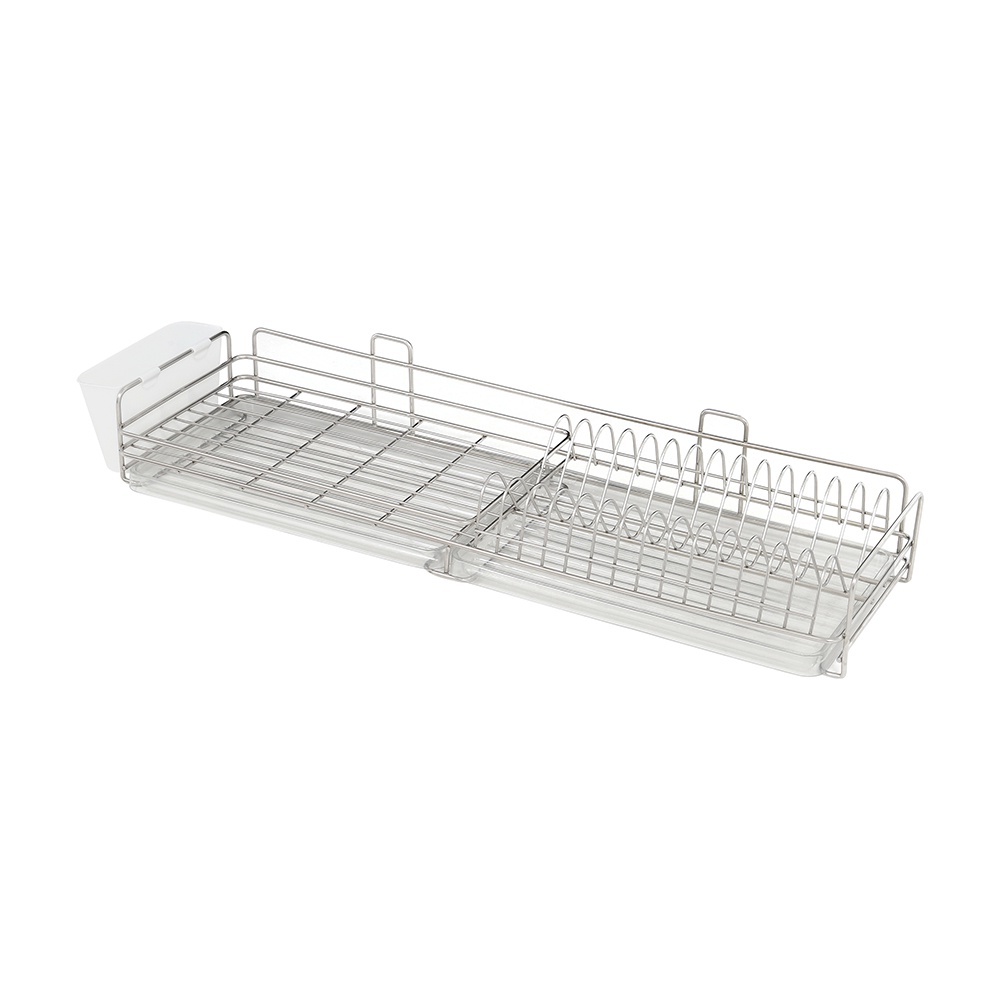 HomeBase KECH Kệ Inox Kệ đựng đồ nhà bếp kệ đựng chén đĩa treo tường Thái Lan W80xD23.5xH15.5CM