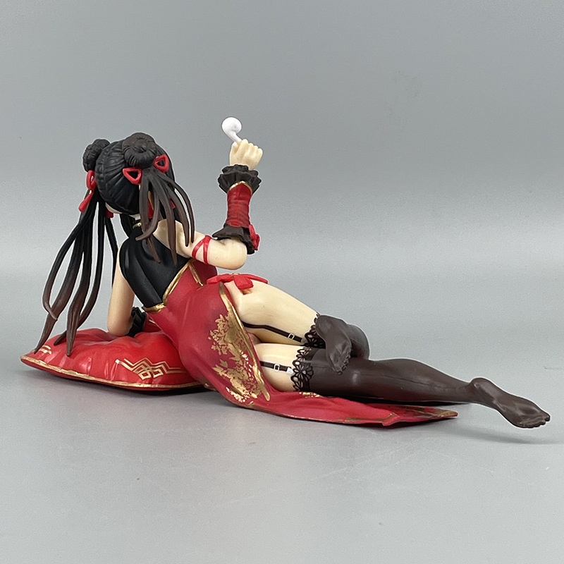 Mô Hình Nhân Vật Tokisaki Kurumi Hoạt Hình Date A Live Mặc Sườn Xám Bằng PVC Sáng Tạo