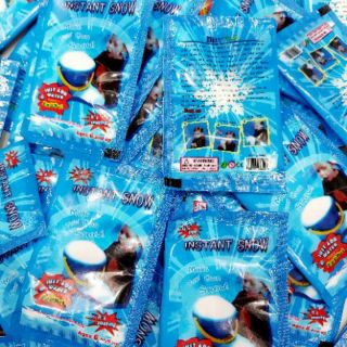 TUYẾT XANH BÔNG TRẮNG &Tuyết xanh bông bạc INSTANT SNOW làm Slime Mây bông tơi,trang trí