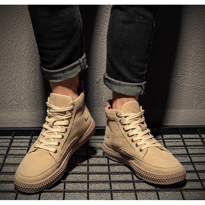 Giày cao cổ da lộn nam (FBGBN0012) | BigBuy360 - bigbuy360.vn