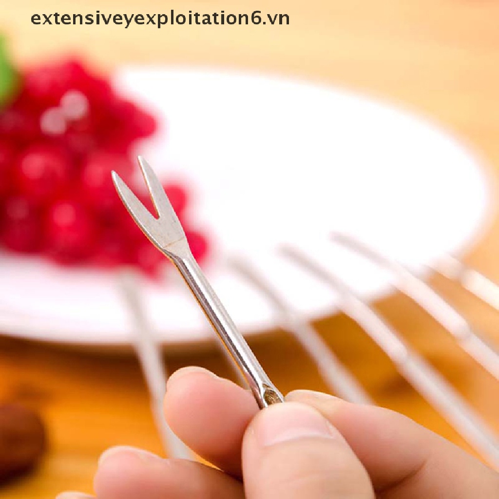 Set 4 Dụng Cụ Ăn Hải Sản Bằng Thép Không Gỉ E6VN / 4 Cái