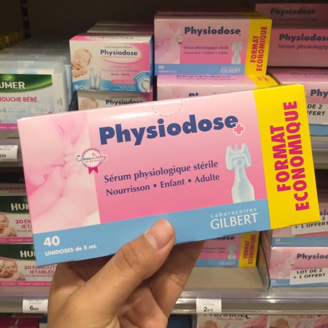 Nước muối sinh lý Pháp Physiodose