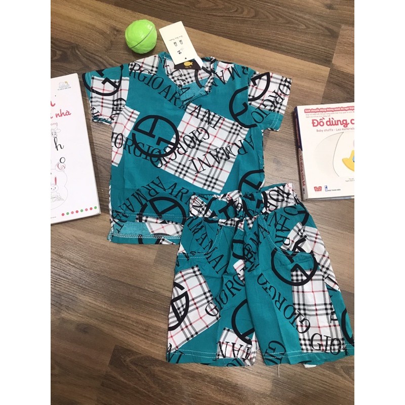 Bộ quần áo chất lanh mềm siêu mát cho các bé
