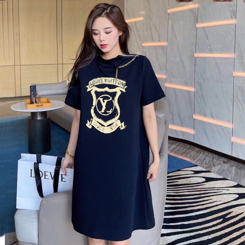 Đầm L.V Hàng Xuất Dư, Chất Liệu 100% Cotton Mềm Mịn