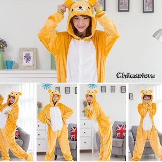 Bộ đồ thú bông nhung Gấu Vàng