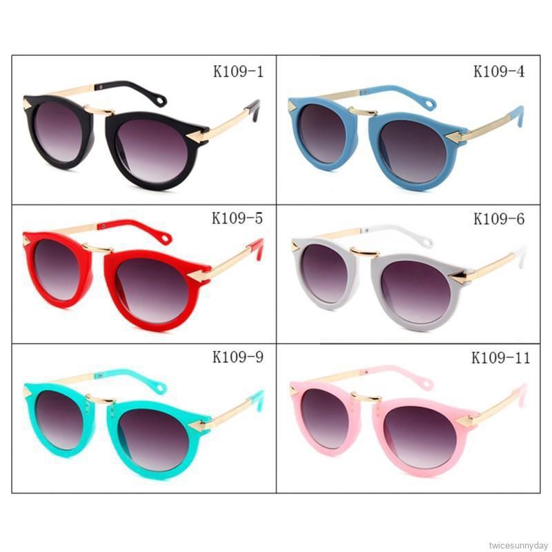 Kính Mát Gọng Nhựa Nhiều Màu Sắc Dễ Thương Cho Bé