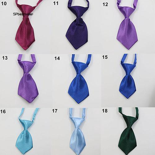 Cà vạt màu trơn xinh xắn cho thú cưng