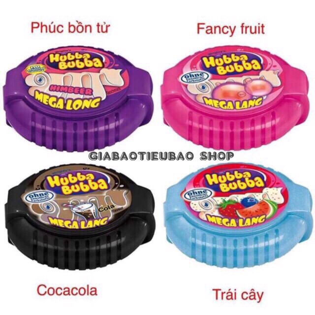Kẹo HUBBA BUBBA nhiều màu