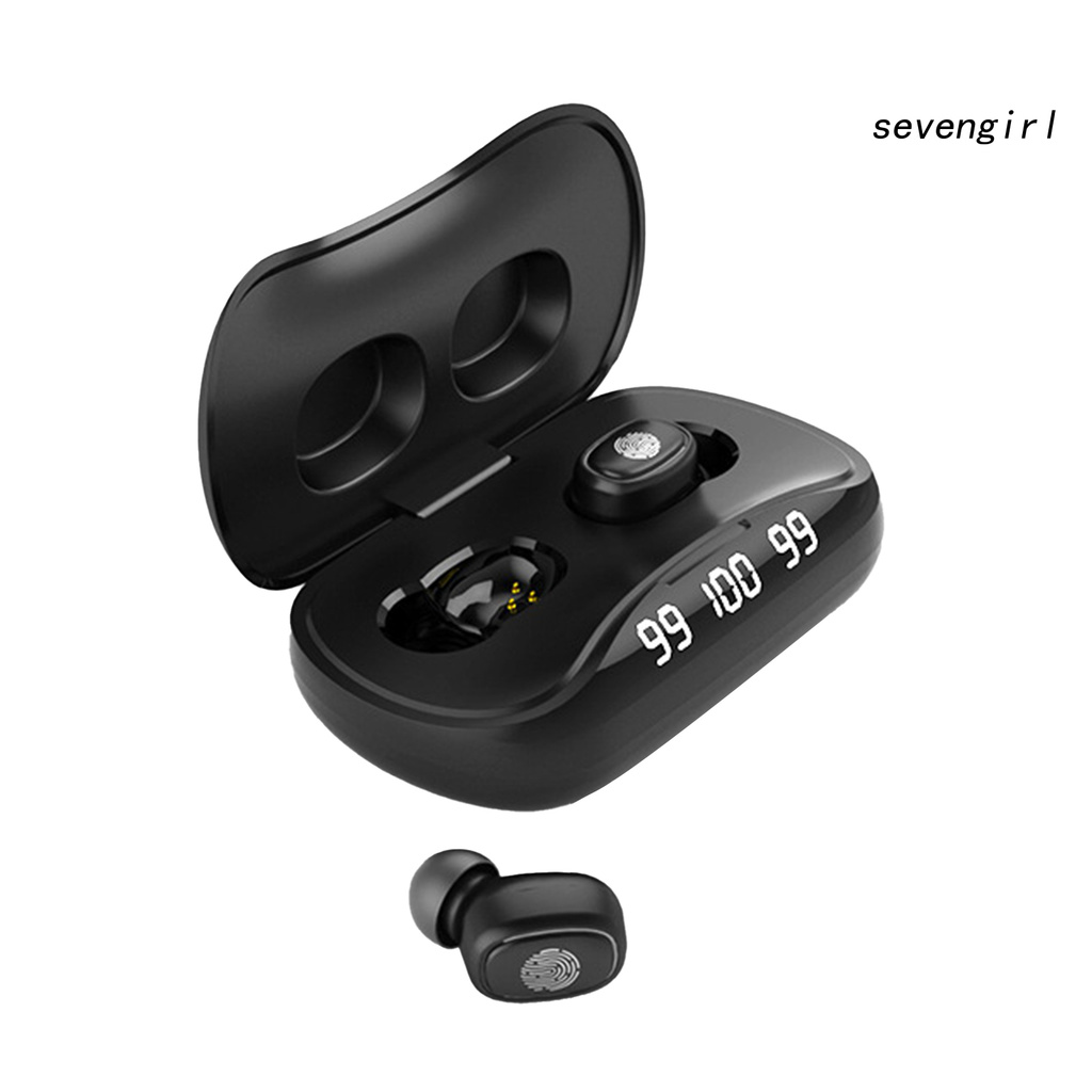 SEV-1 Pair 210S In-Ear Touch Screen HD Stereo TWS Bluetooth 5.1 Earphone Wireless Headset for Outdoor Sports