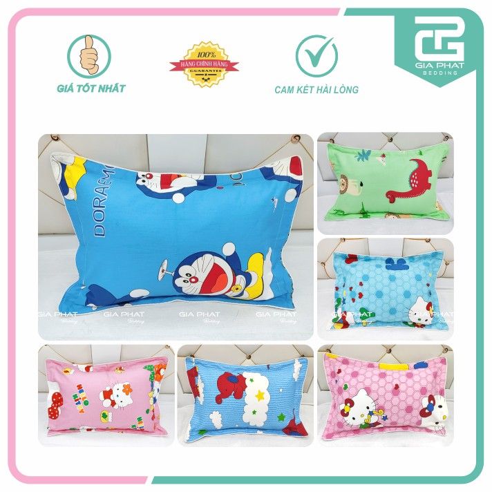 Vỏ gối em bé 30*40 cotton Thắng lợi ( cotton 100%)