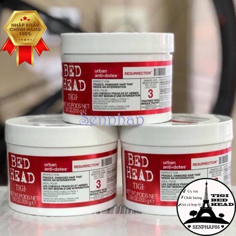Kem ủ tóc Tigi đỏ ❤️Free Ship❤️ 200g giúp phục hồi và mềm mượt tóc hư tổn | BigBuy360 - bigbuy360.vn