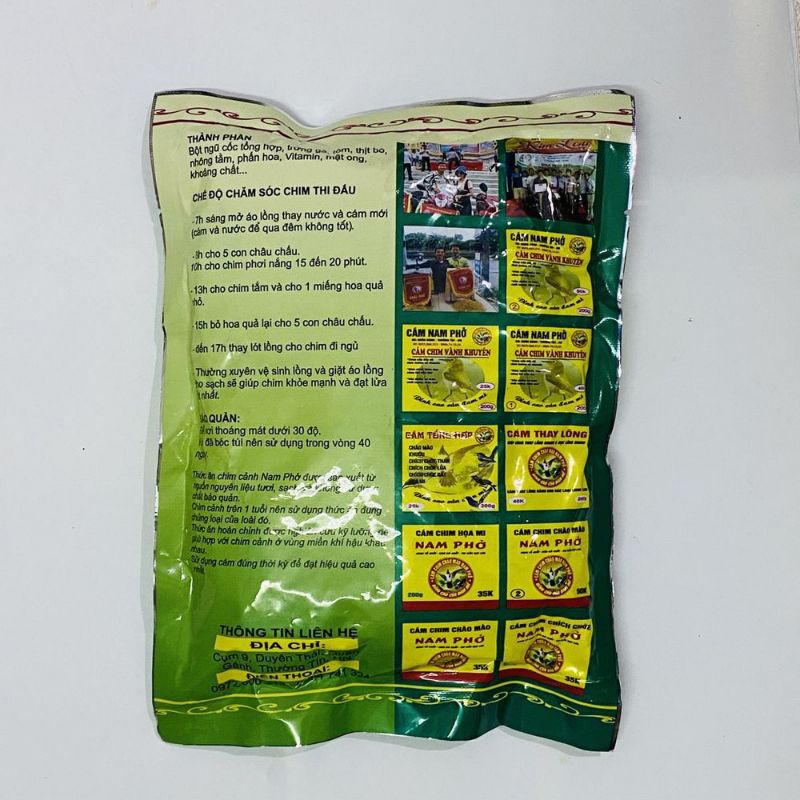 Cám Nam Phở thức ăn đóng cân