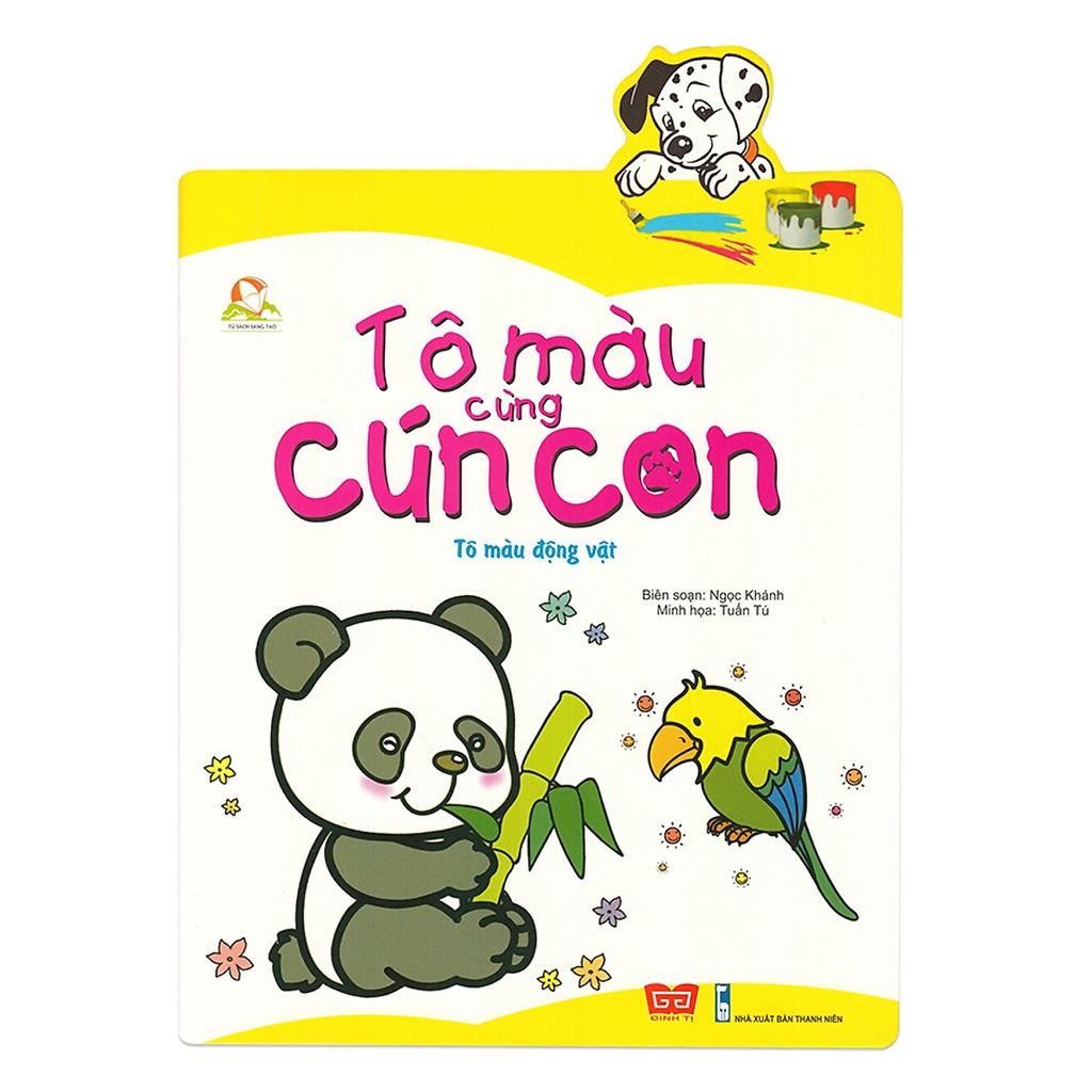 Sách - Bộ Túi: Tô Màu Cùng Cún Con