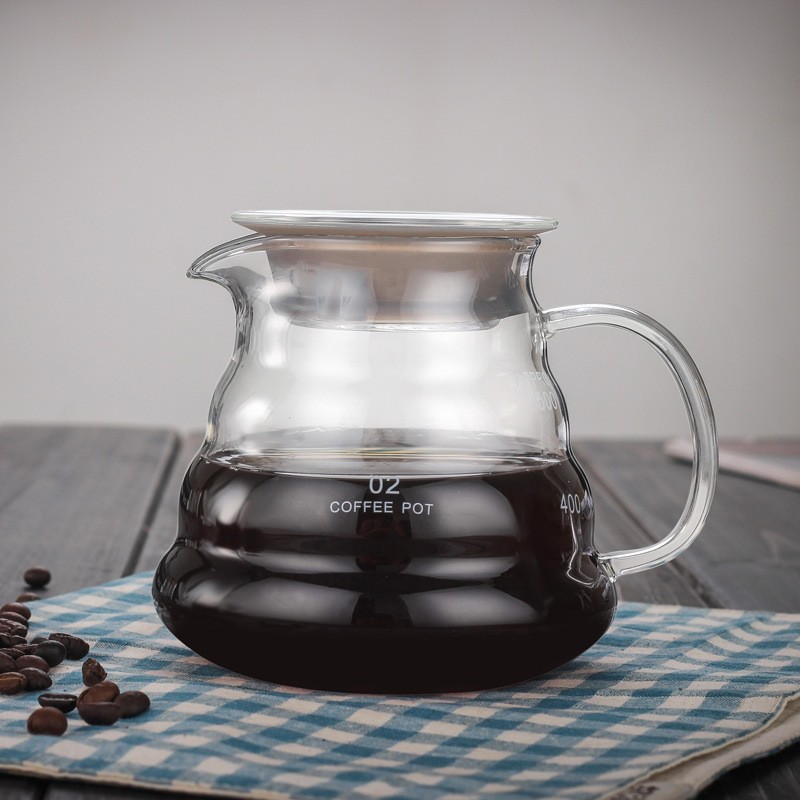 Bình đựng cà phê thủy tinh V60 nhiều kích cỡ | BigBuy360 - bigbuy360.vn