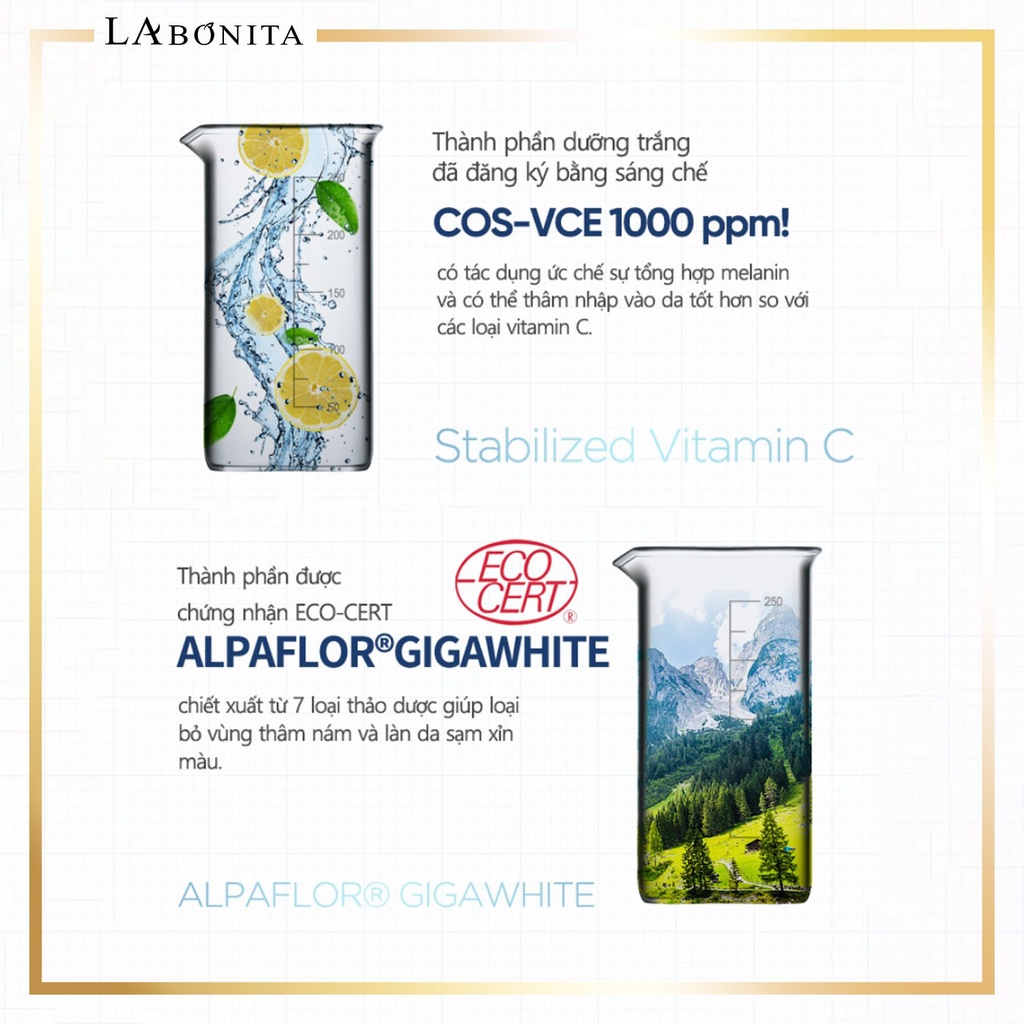 La Bonita Brightening Cream 50ml- Kem làm sáng da & đều màu da