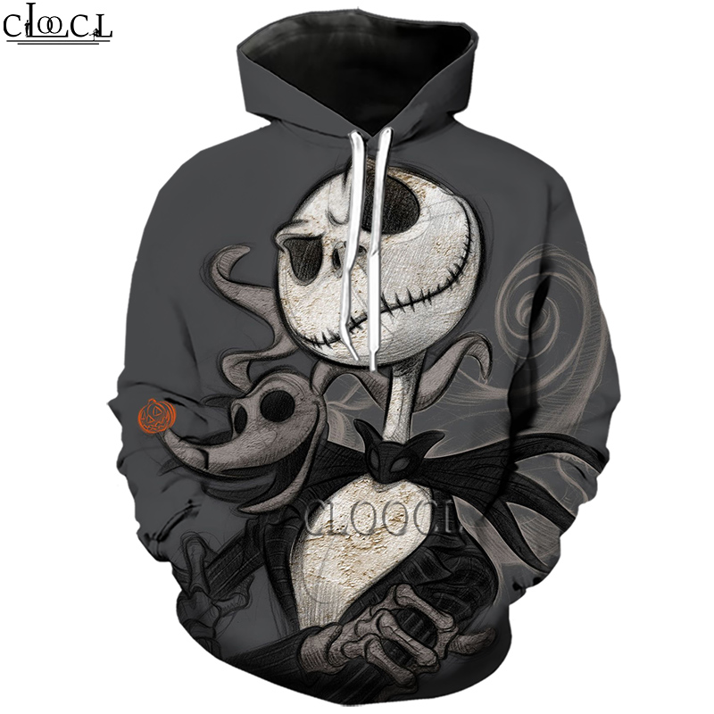 Áo Hoodie In Họa Tiết Phim Đêm Kinh Hoàng Trước Giáng Sinh 3d Cho Nam